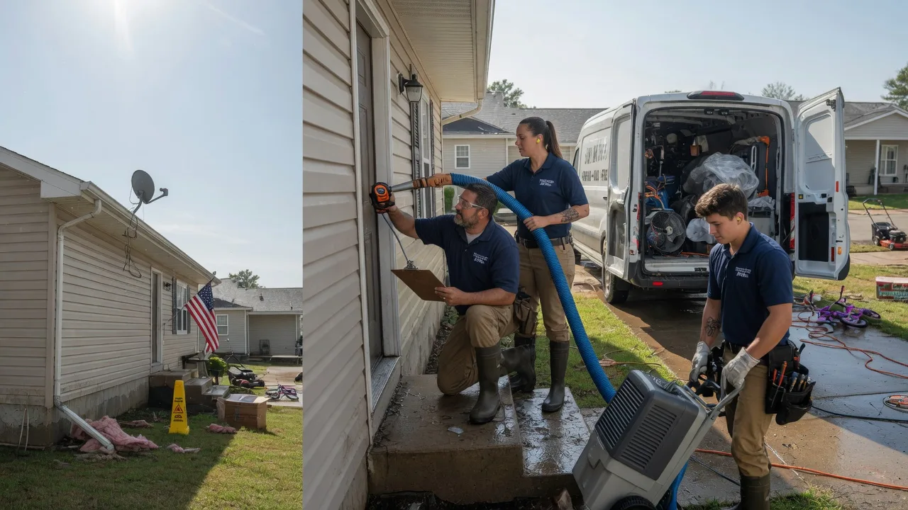 Ceiling Water Damage Restoration in Franklin Springs, GA near me